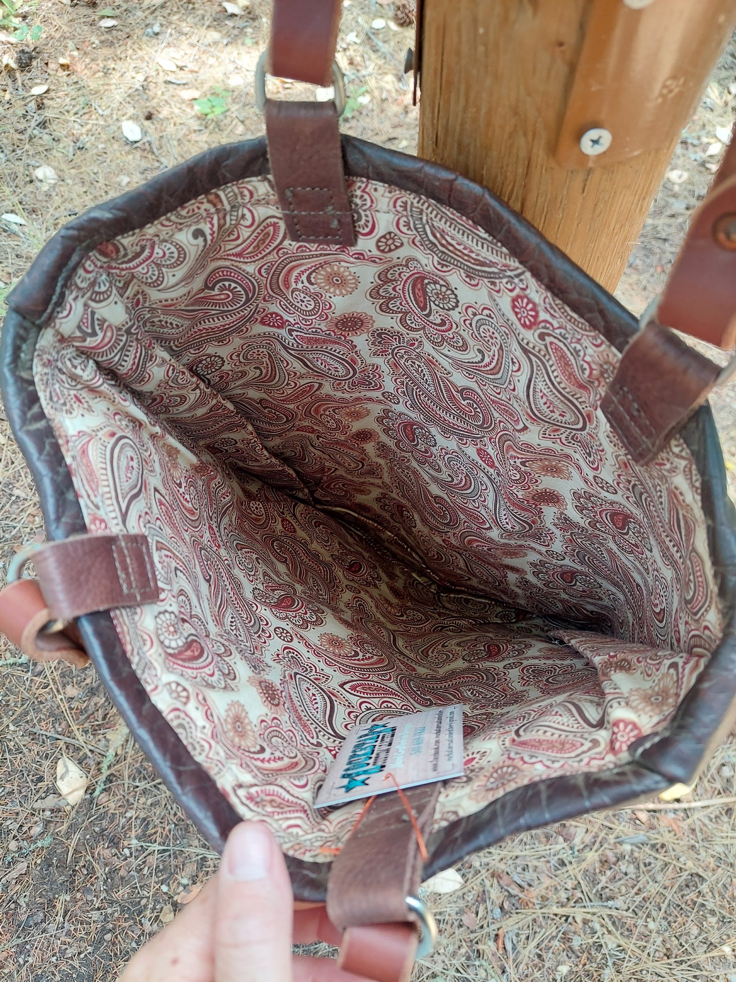 Cowhide Hair On Tote Bag
