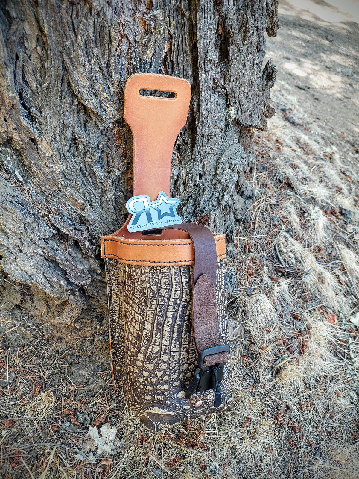 Drink Holder For Saddle Gator Print