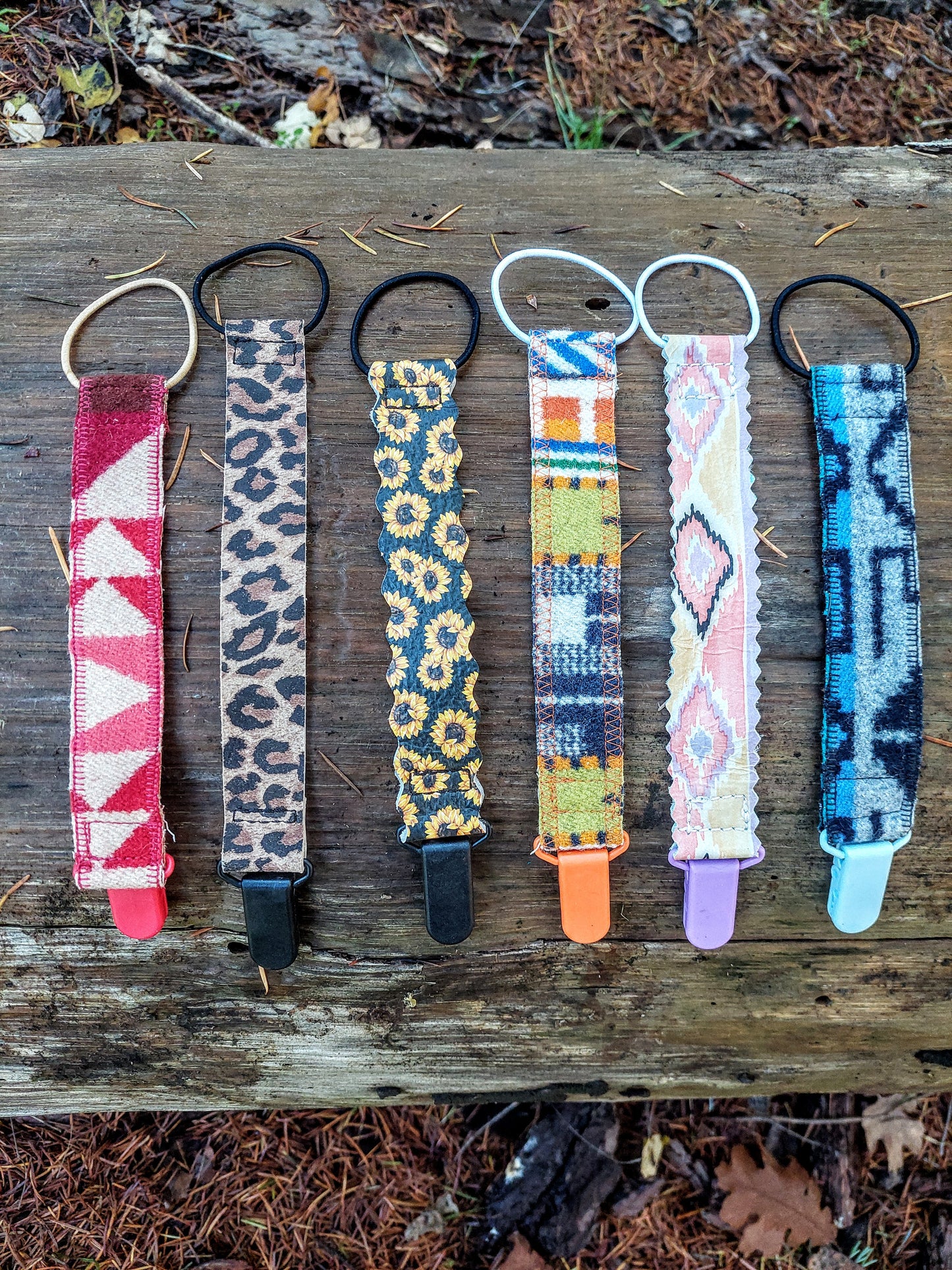 Set of 6 Pacifier Clips