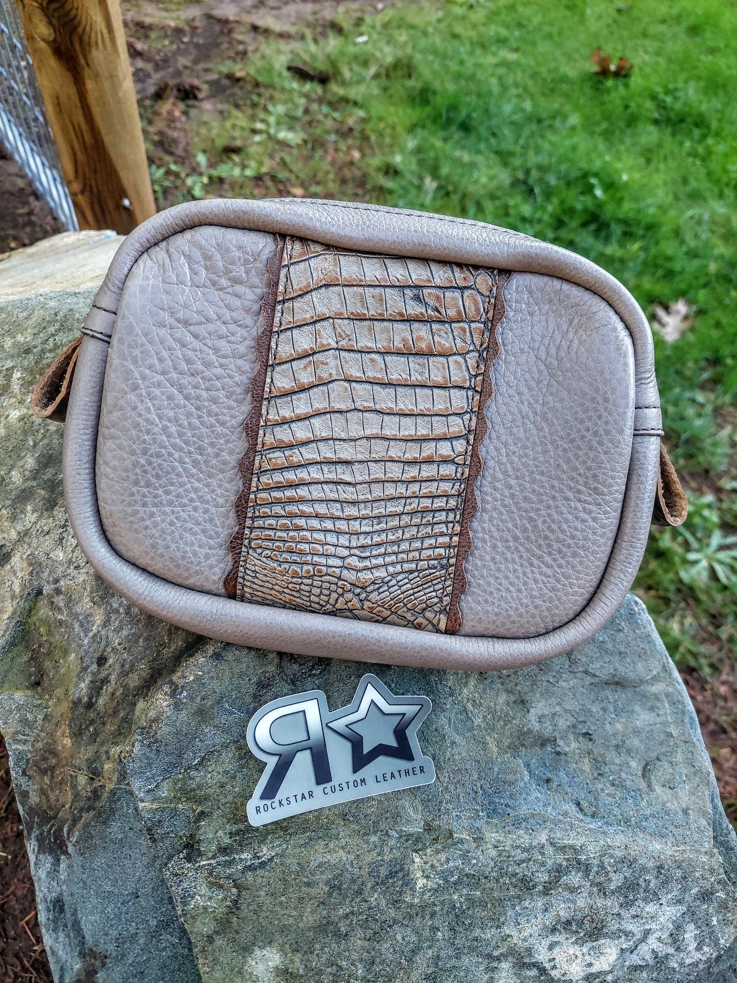 Gator Print Pommel Bag