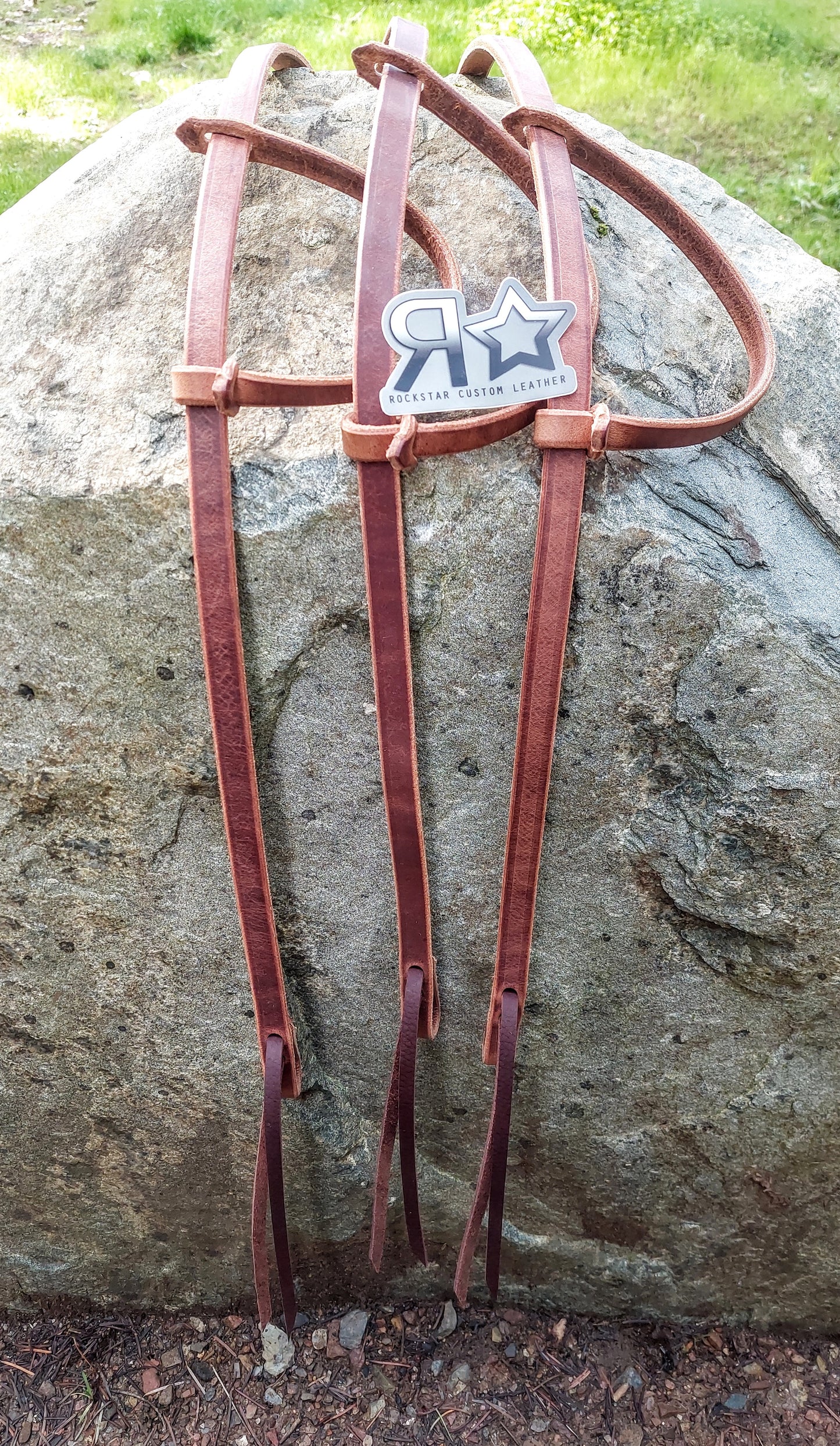 Harness Leather Headstall (one ear)