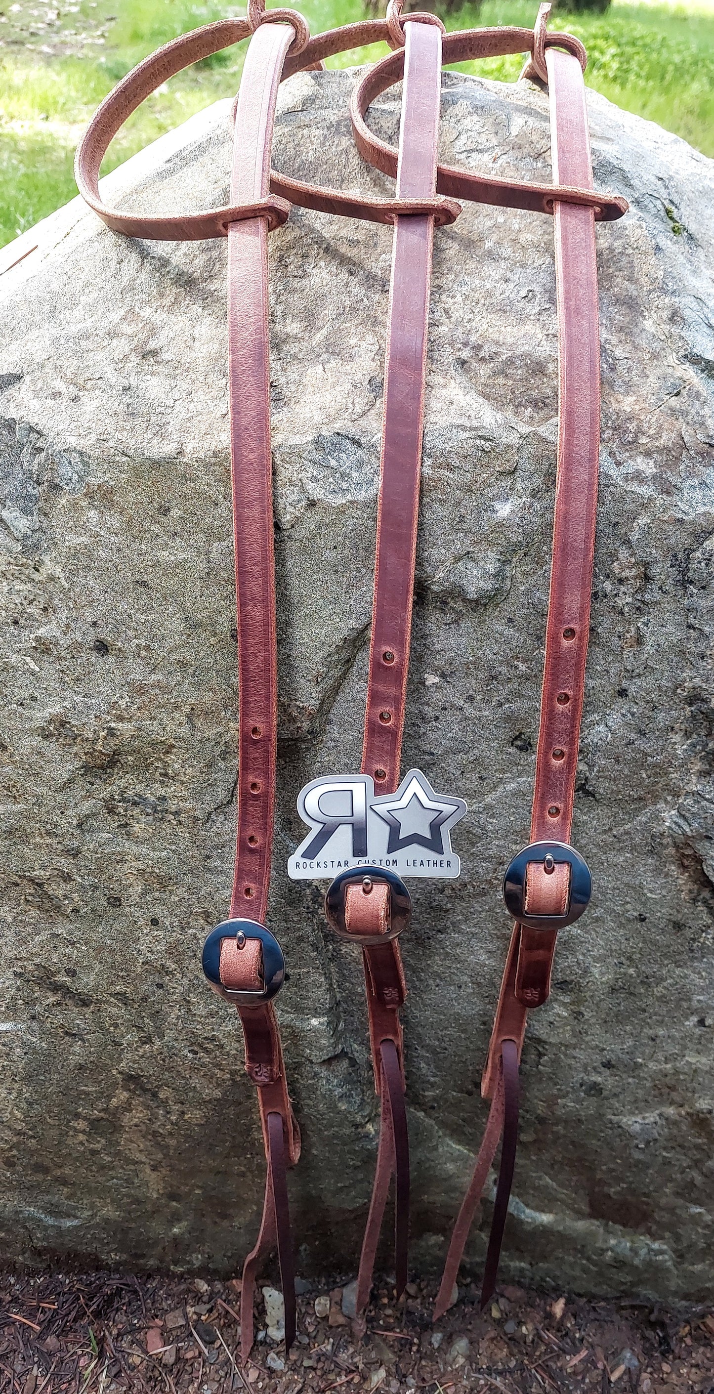 Harness Leather Headstall (one ear)