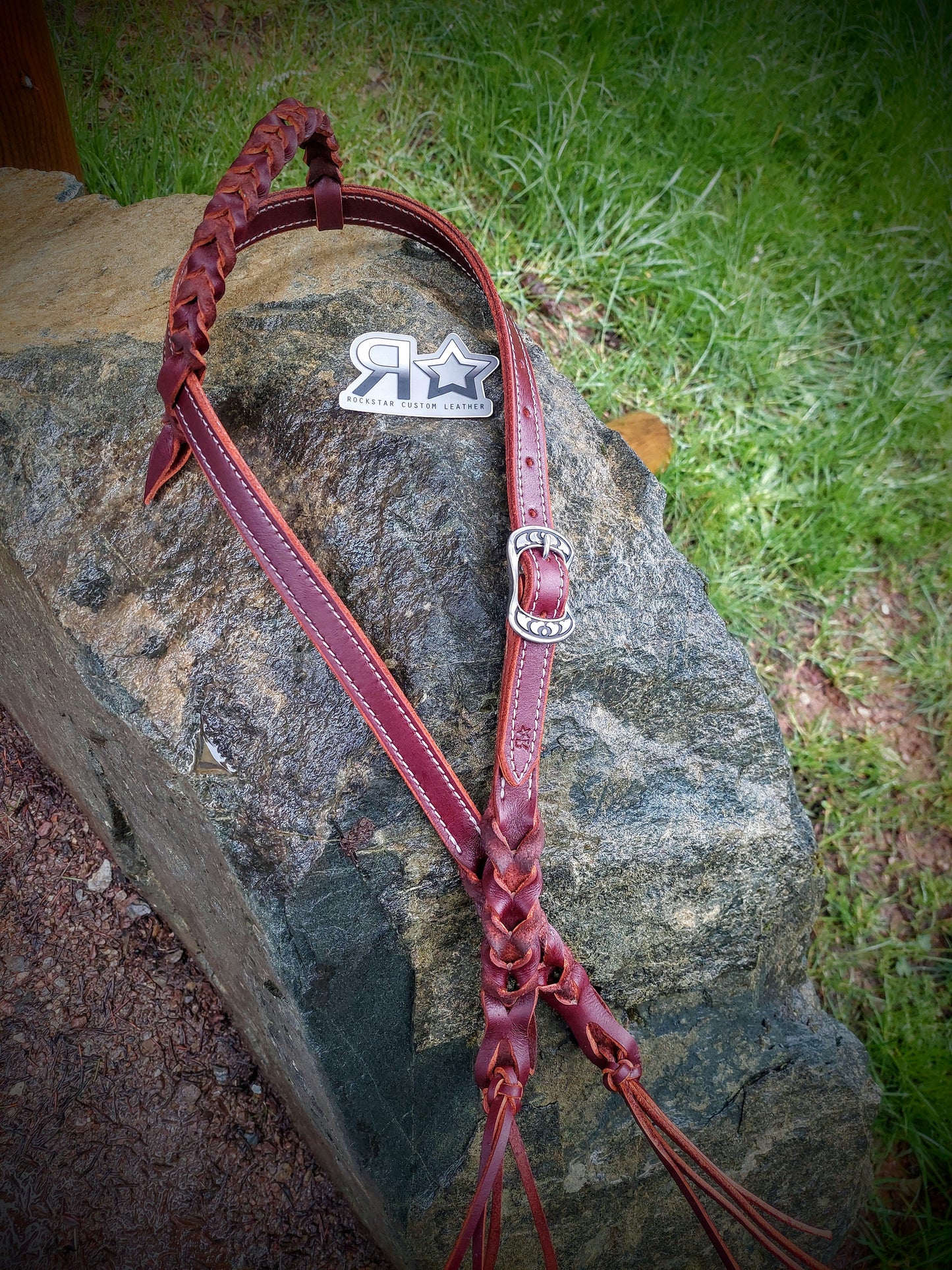 Bleed Knot Latigo One Ear Headstall