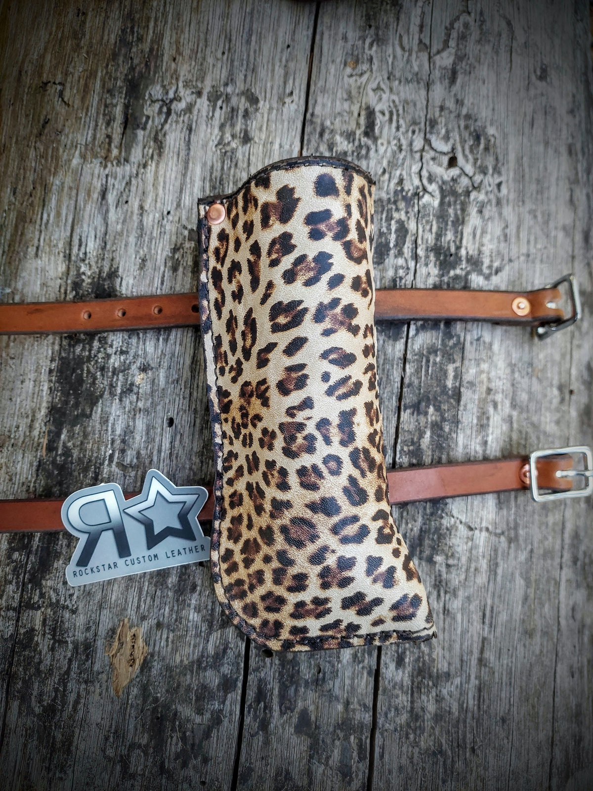 Flag Boot With PVC Cheetah