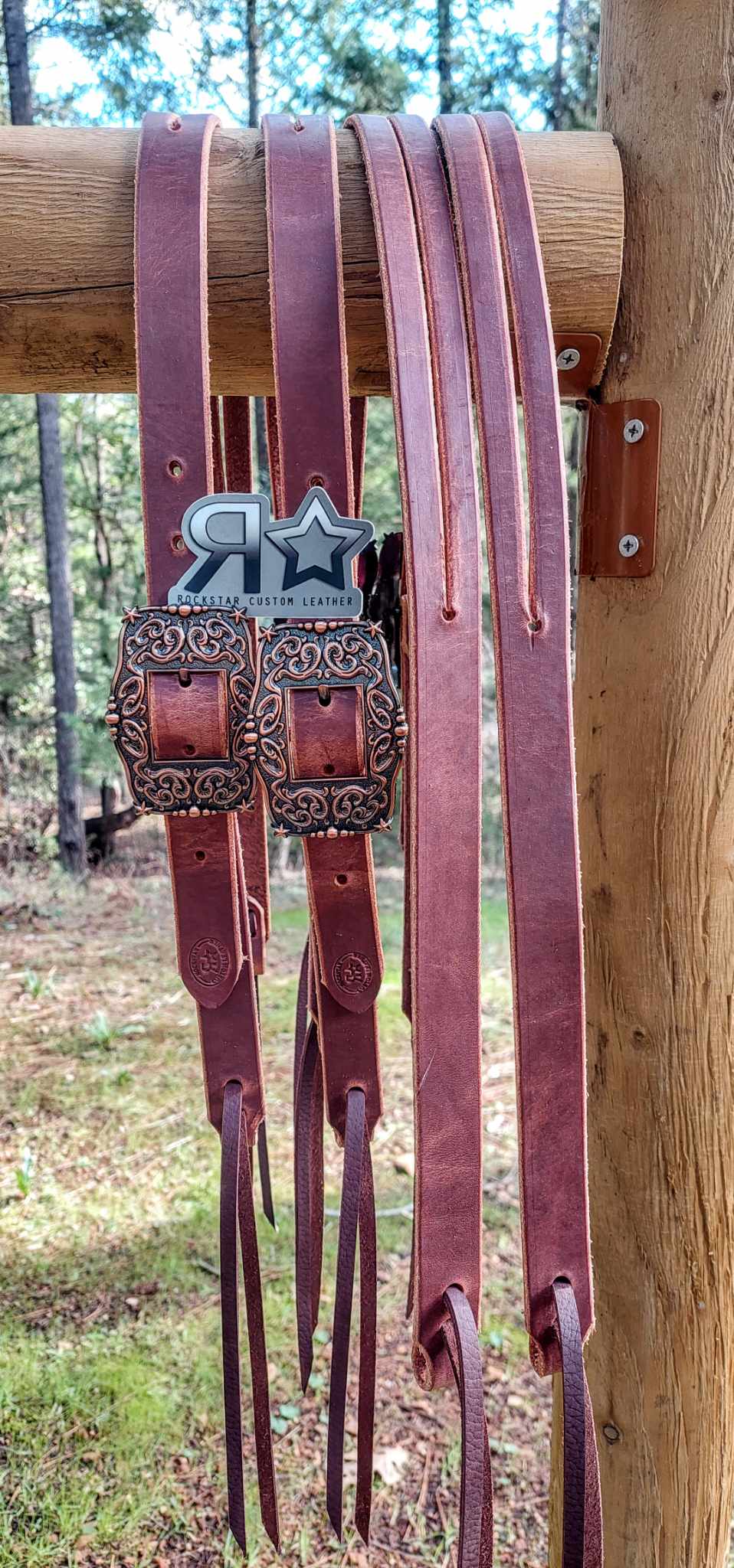 Harness Leather Headstall (slit ear)