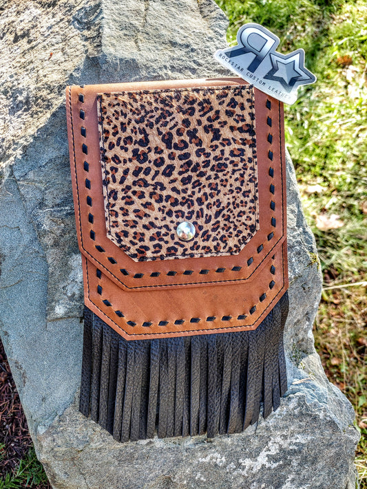 Cheetah Saddle Pocket