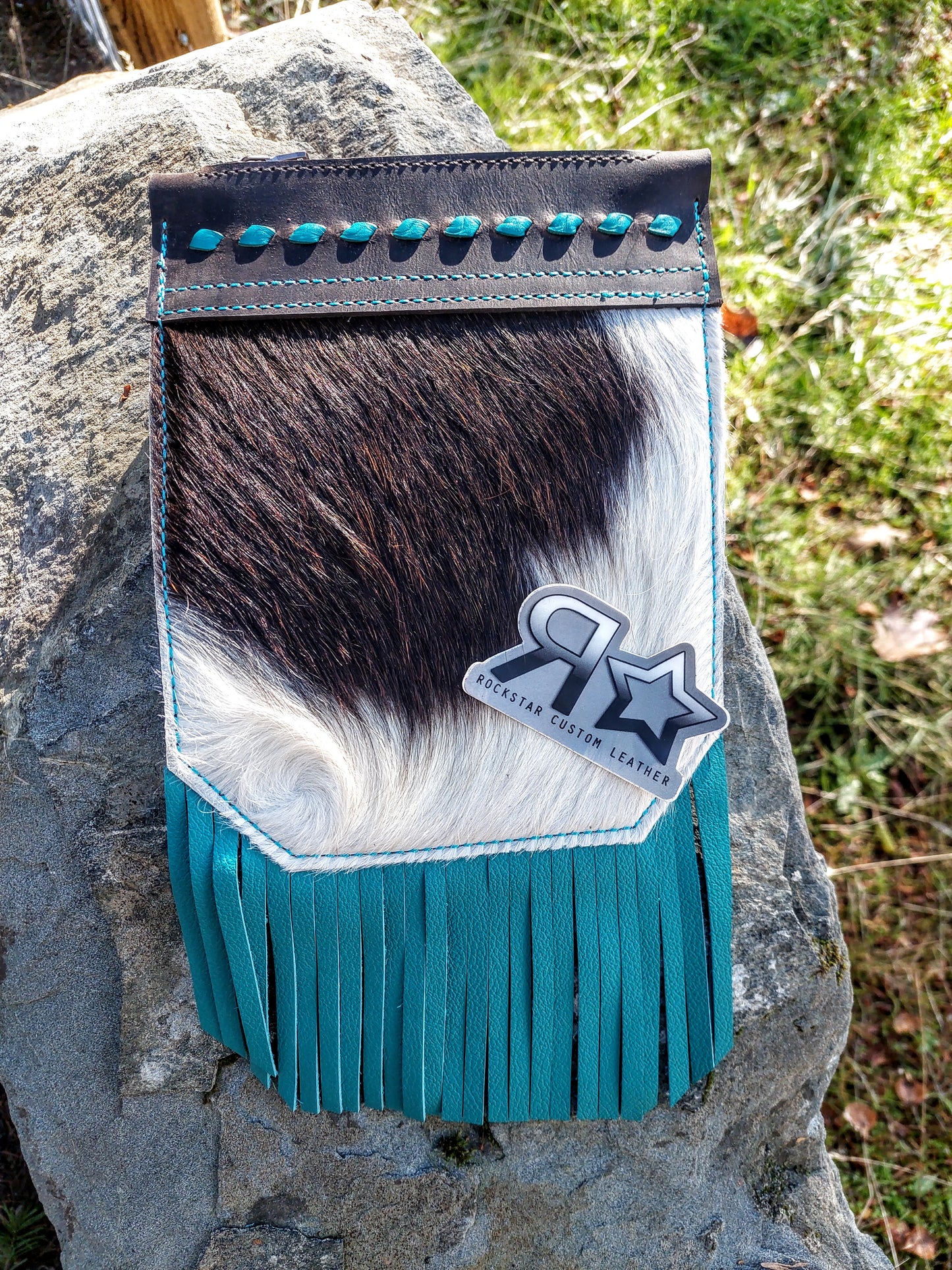 Cowhide Saddle Pocket