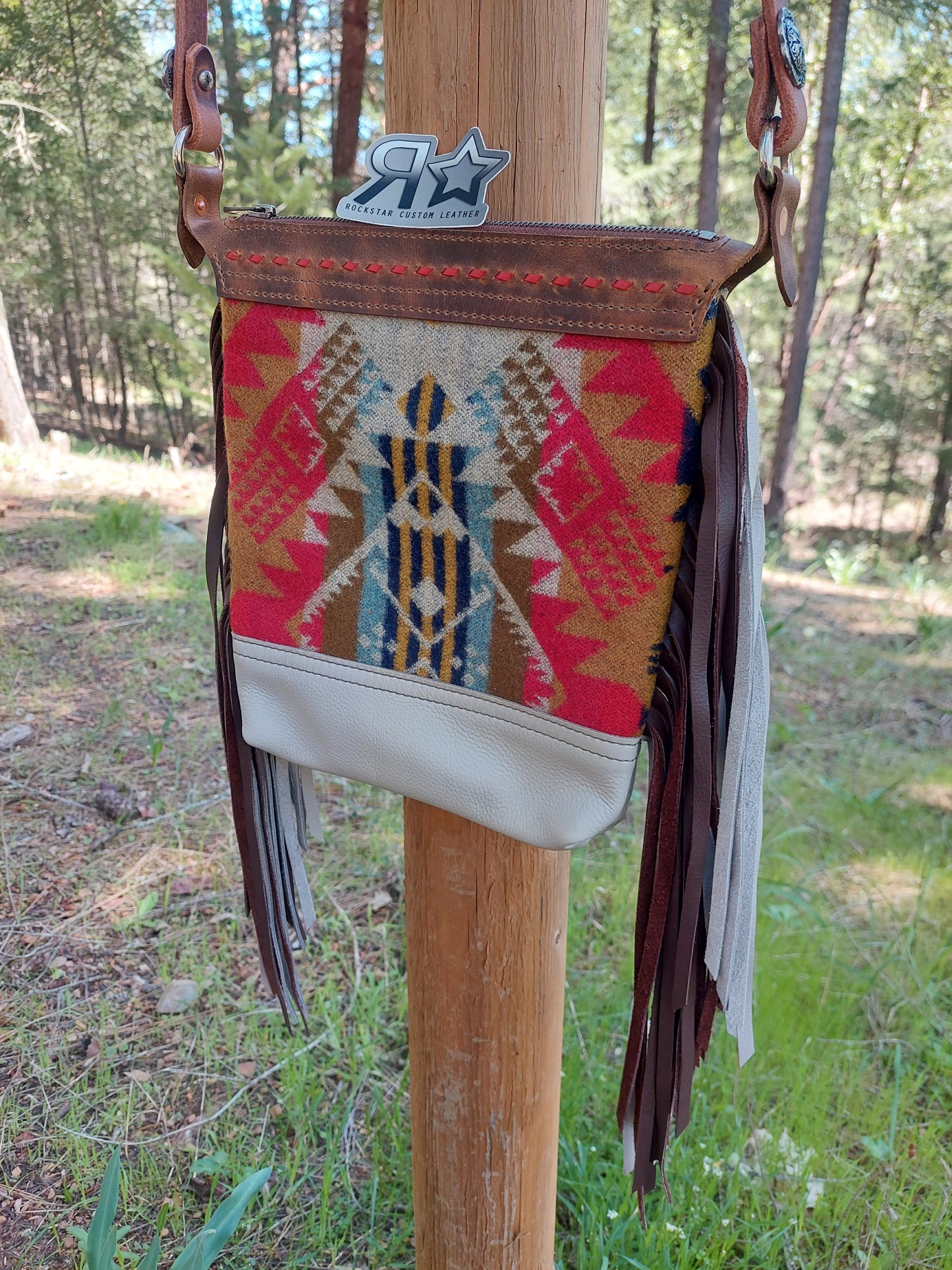 Pendleton Purse With Double Layer Fringe