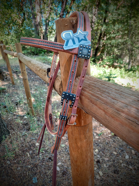 Browband Harness Leather Headstall