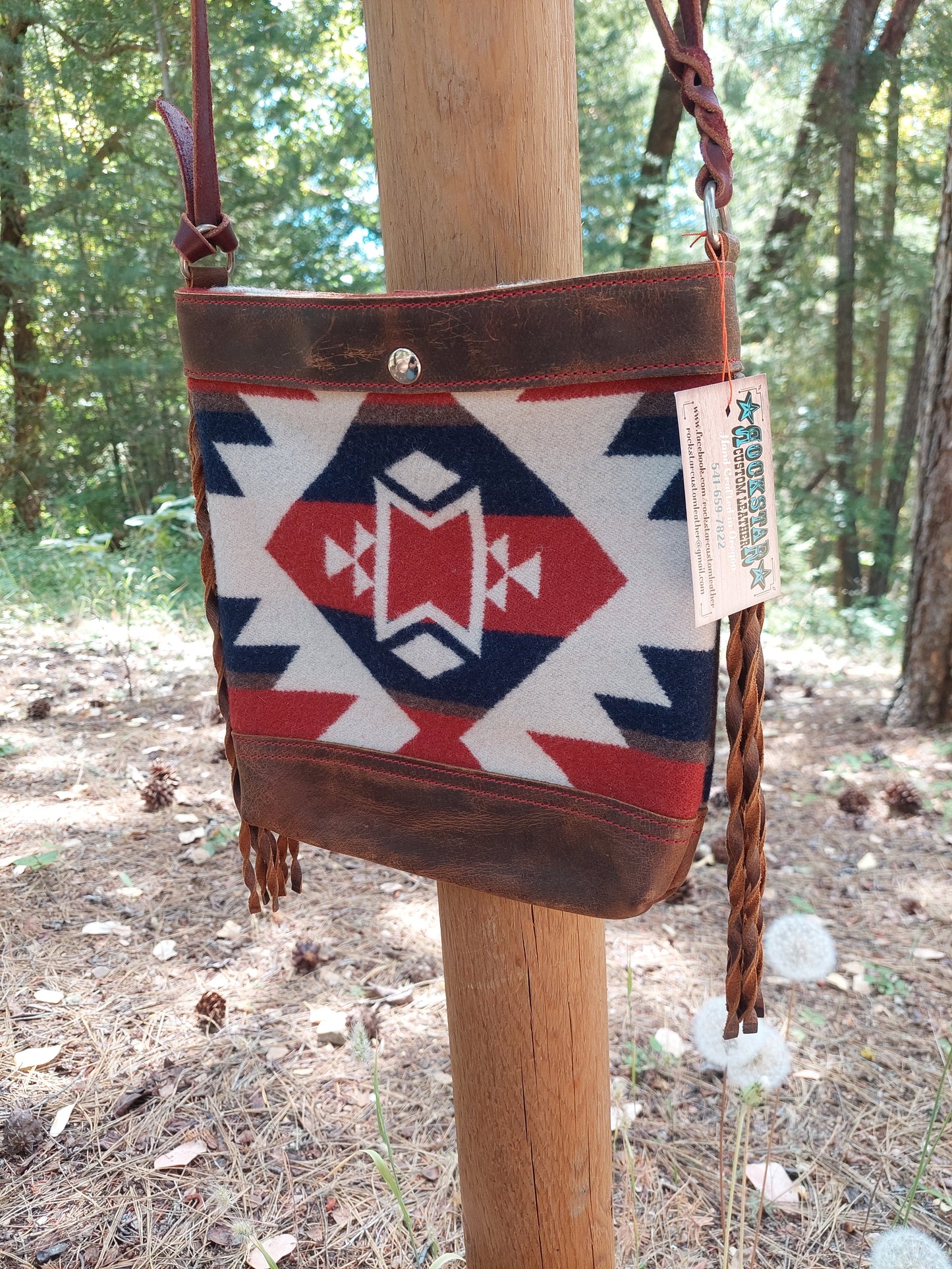 Pendleton Crossbody With Twisted Fringe