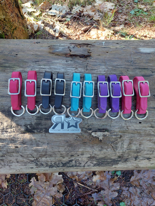 Leather Rein Connectors: BLACK color