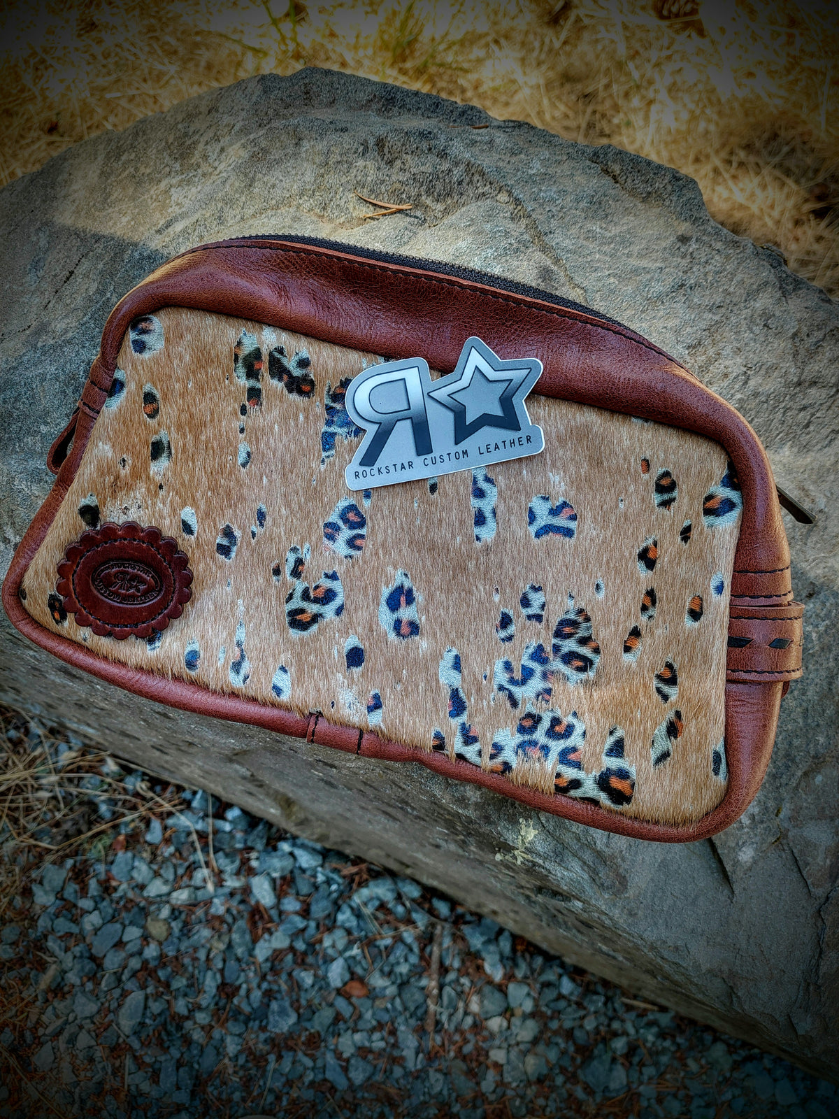 Cheetah Makeup Bag