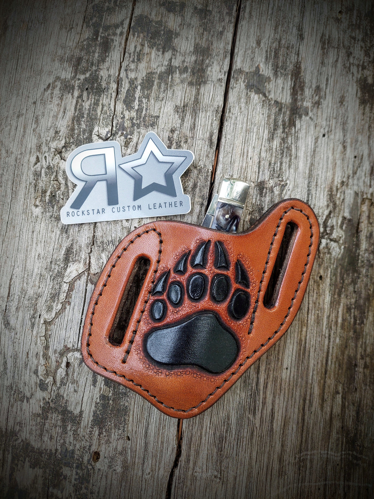 Knife Sheath Bear Paw