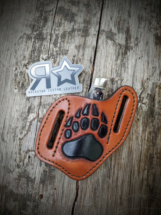 Knife Sheath Bear Paw