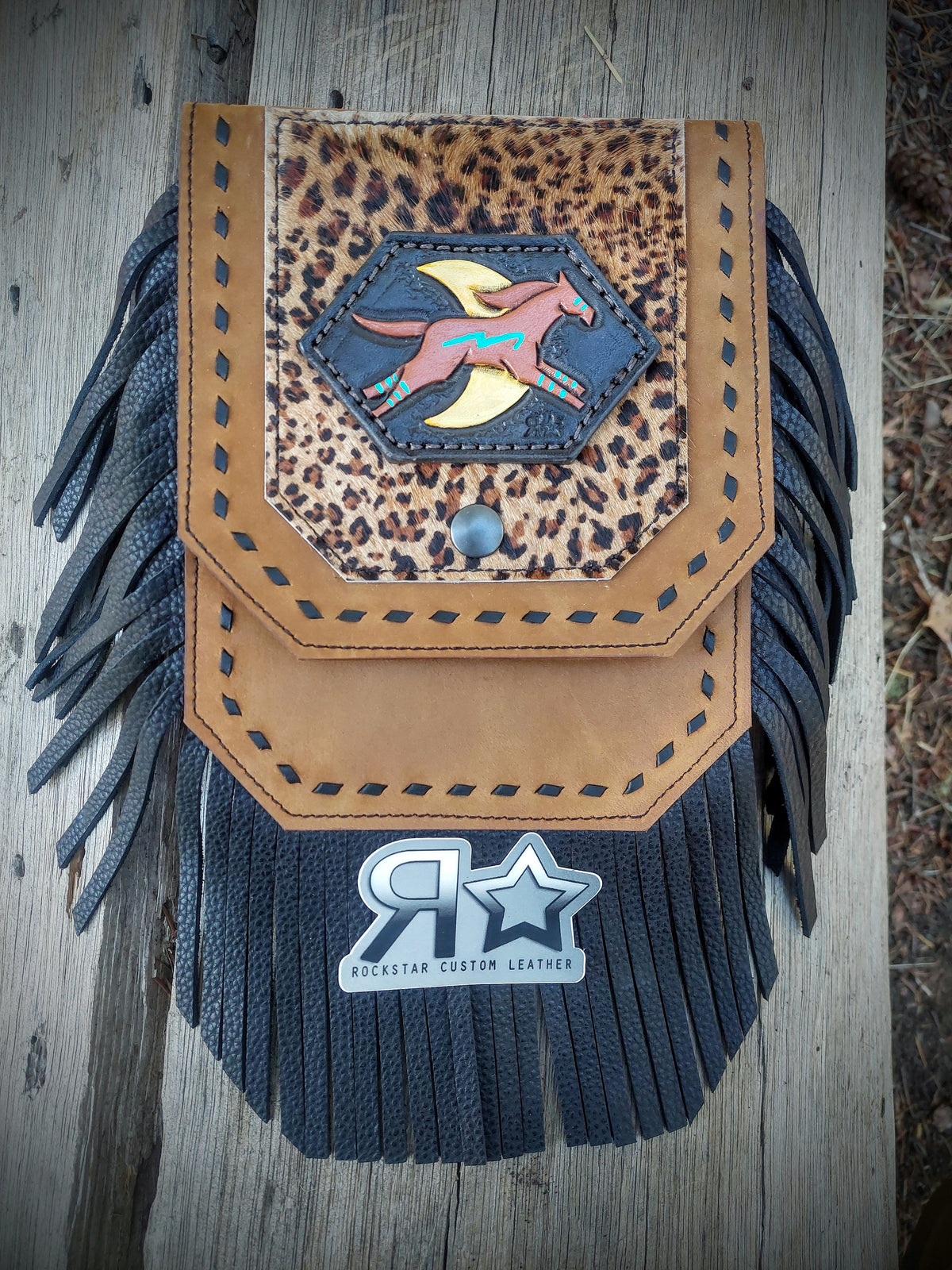 Saddle Pocket Cheetah War Pony