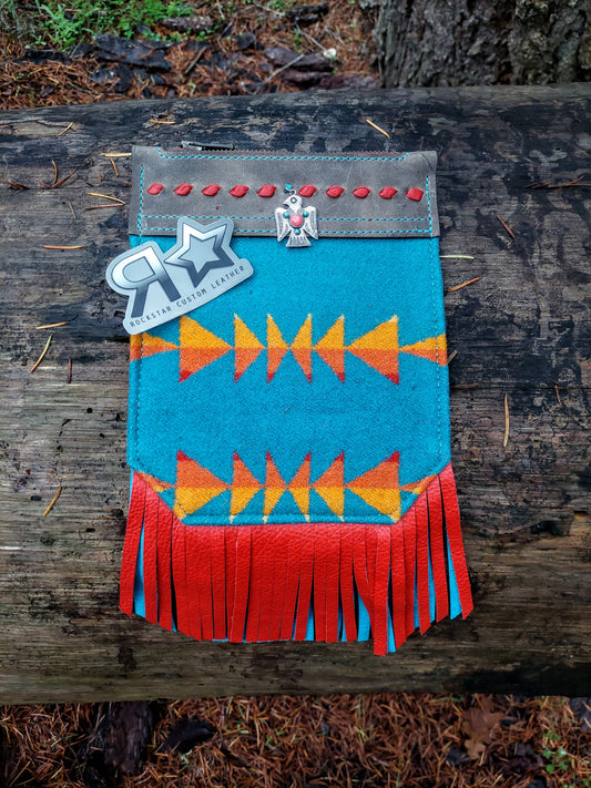 Pendleton Saddle Pocket with Double Fringe