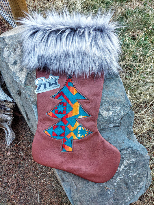 Pendleton Inlay Christmas Stocking
