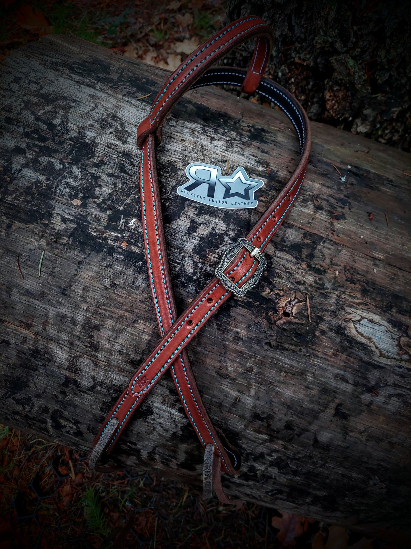 Brass Buckle One Ear Headstall