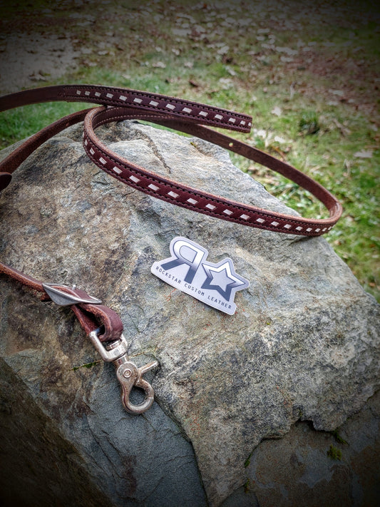 Buckstitched Barrel/Loop Reins