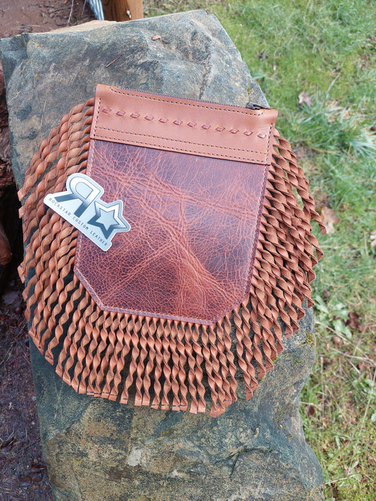 Twisted Fringe Saddle Pocket