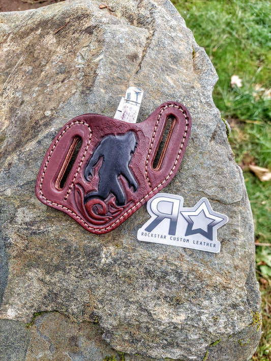 Sasquatch Bigfoot Knife Sheath