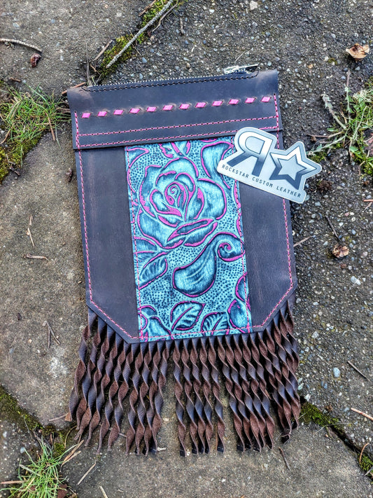 Metallic Purple/Pink Saddle Pocket