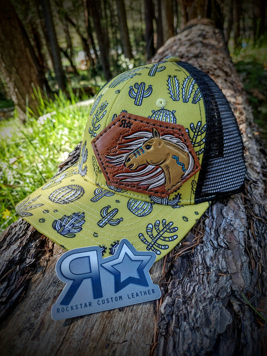 Cactus & Palomino Horse Hat