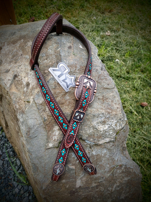 Hand Painted Headstall