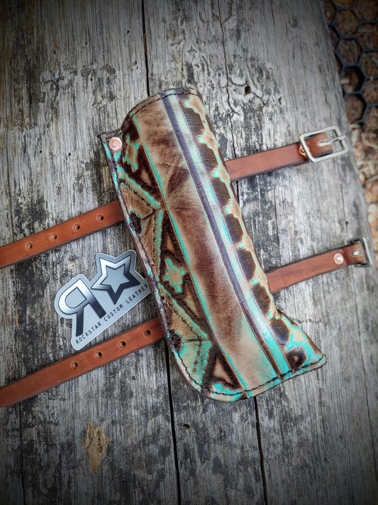 Flag Boot With PVC Aztec Print