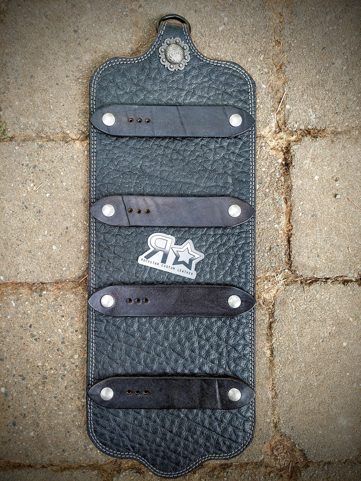 4 Slot Buckle Holder Black