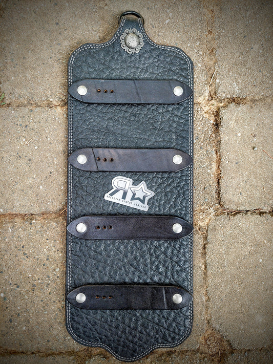 4 Slot Buckle Holder Black